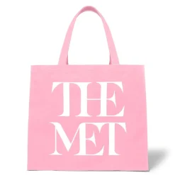The Metropolitan Museum of Art Met Logo Canvas Tote Fashion