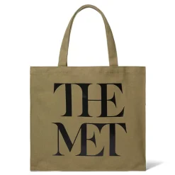 The Metropolitan Museum of Art Met Logo Canvas Tote Fashion