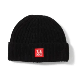 The Metropolitan Museum of Art Met Logo Knit Beanie Discount