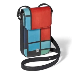 The Metropolitan Museum of Art Mondrian Composition Crossbody Phone Purse New