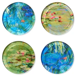 The Metropolitan Museum of Art Monet Water Lilies Glass Coasters Hot