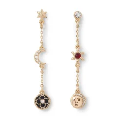 The Metropolitan Museum of Art Moonface And Crescent Drop Earrings Fashion