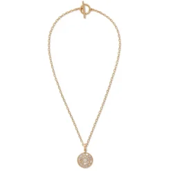 The Metropolitan Museum of Art Mother-Of-Pearl Mosaic T-Bar Pendant Necklace Hot