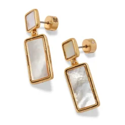 The Metropolitan Museum of Art Mother-Of-Pearl Tile Double-Drop Earrings Outlet