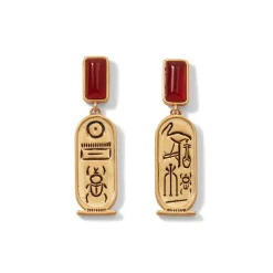 The Metropolitan Museum of Art New Kingdom Gems Double-Drop Earrings Fashion