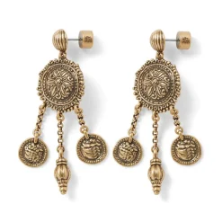 The Metropolitan Museum of Art Ottoman Coin Chandelier Earrings Fashion