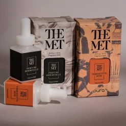 The Metropolitan Museum of Art Pura Terracotta Rose And Perfume Immortelle Fragrance Set With Diffuser Best