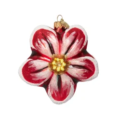 The Metropolitan Museum of Art Red Poinsettia Glass Ornament Sale