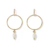 The Metropolitan Museum of Art Royal Tudor Forward-Facing Hoop Earrings With Pearl Drops Discount