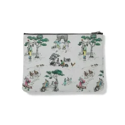 The Metropolitan Museum of Art Sheila Bridges Harlem Toile De Jouy Canvas Zip Pouch Hot