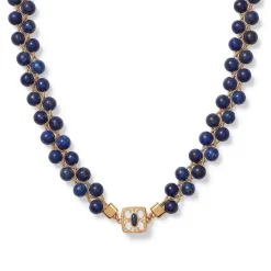 The Metropolitan Museum of Art Spanish Baldric Lapis Braided Necklace Clearance