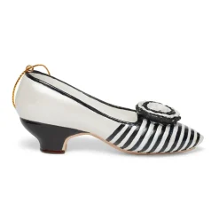 The Metropolitan Museum of Art Striped Evening Slipper Shoe Ornament Fashion