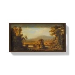The Metropolitan Museum of Art Sublime Landscapes Duncanson Cows Watering In A Stream Small Lacquer Tray Best
