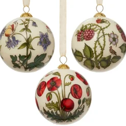 The Metropolitan Museum of Art The Met Cloisters Garden Hand-Painted Glass Ornament Set Clearance