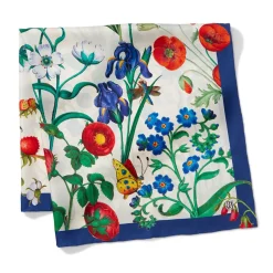 The Metropolitan Museum of Art The Met Cloisters Garden Square Silk Scarf Discount