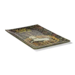 The Metropolitan Museum of Art Unicorn In A Garden Glass Tray Fashion