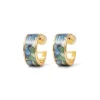 The Metropolitan Museum of Art Van Gogh Irises Enamel Hoop Earrings Online