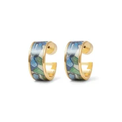 The Metropolitan Museum of Art Van Gogh Irises Enamel Hoop Earrings Online