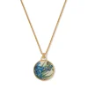The Metropolitan Museum of Art Van Gogh Irises Enamel Pendant Necklace Sale