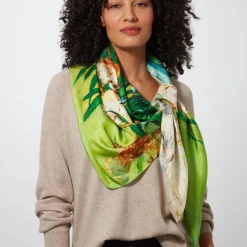 The Metropolitan Museum of Art Van Gogh Oleanders Oversize Square Silk Scarf Discount