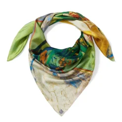 The Metropolitan Museum of Art Van Gogh Oleanders Oversize Square Silk Scarf Discount