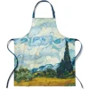 The Metropolitan Museum of Art Van Gogh Wheat Field With Cypresses Apron Fashion