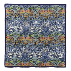 The Metropolitan Museum of Art William Morris Peacock And Dragon Square Silk Scarf Outlet