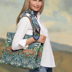 The Metropolitan Museum of Art William Morris Peacock And Dragon Oversize Structured Tote Sale