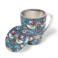 The Metropolitan Museum of Art William Morris Strawberry Thief Covered Mug With Tea Infuser Sale