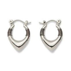 The Metropolitan Museum of Art Wrapped Chevron Huggie Earrings Discount